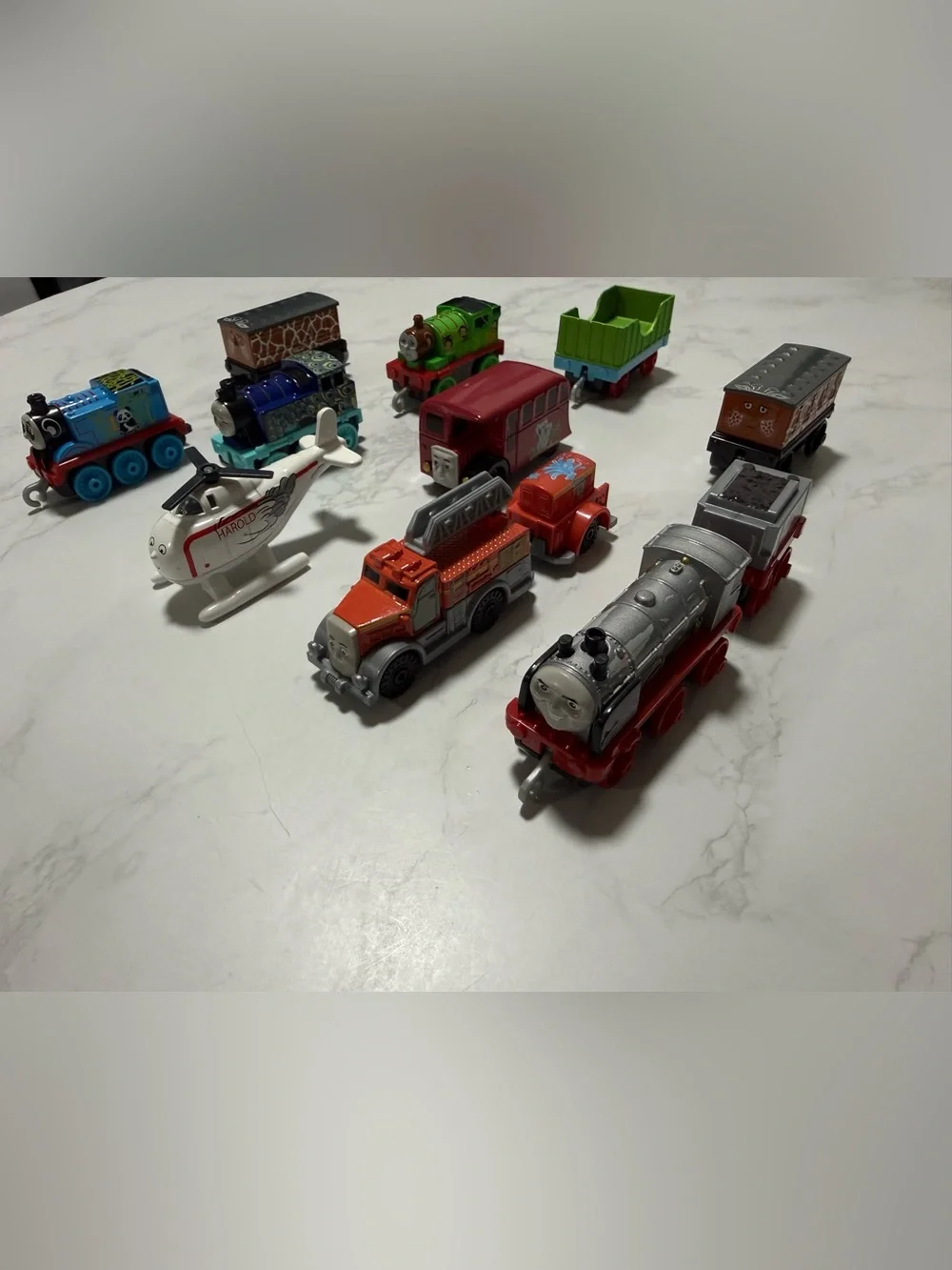 Thomas & Friends Mixed Engines & Vehicles - Red, Green, Blue, Silver, Orange